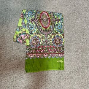Oilily scarf in EUC Green